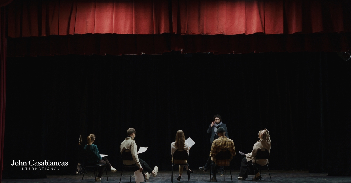 actors practicing improvisation techniques