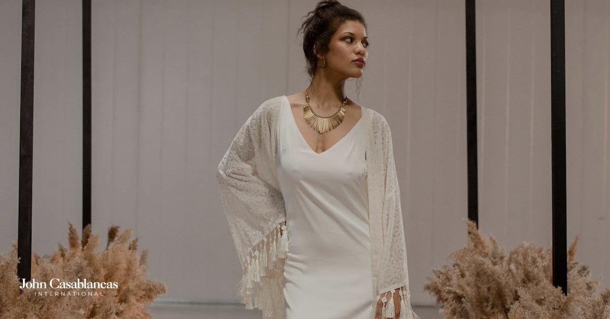 A model practicing posing techniques