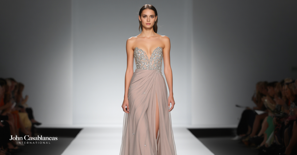 A model on a runway