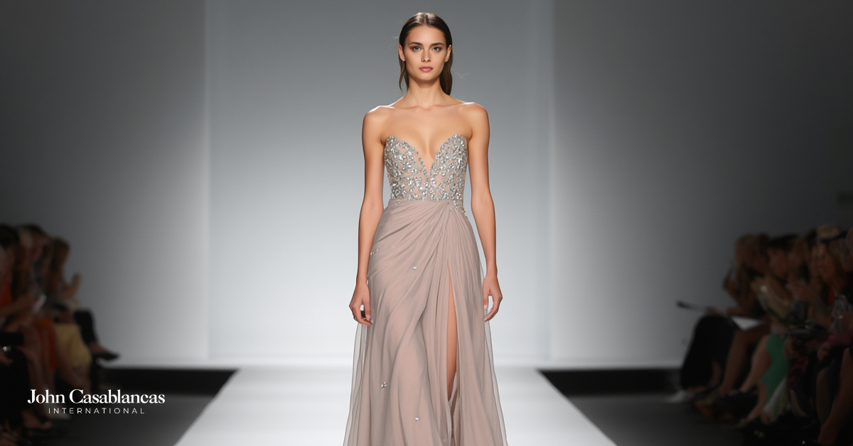 A model on a runway